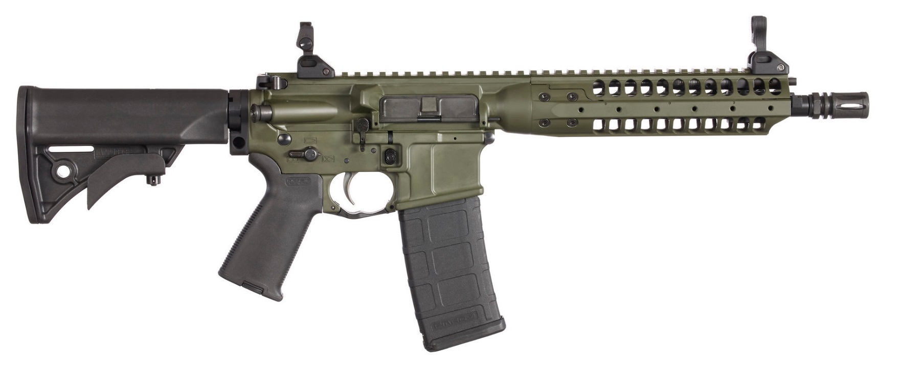 LWRC ICA5R5ODG10S IC-A5 SBR 223/5.56 10.5" O.D. Green Semi-Auto Rifle