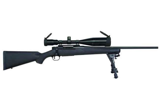 Mossberg Patriot Night Train I 308 Win Rifle - Item #: MB27923 / MFG Model #: 27923 / UPC: 015813279239 - PATRIOT NIGHT TRAIN I 308WIN # BIPOD|4-16X50MM VARIABLE SCOPE