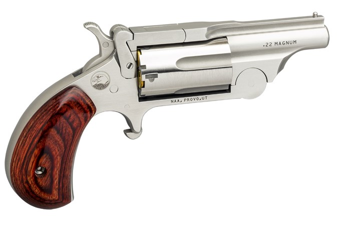 North American Arms Ranger II 22 Magnum Revolver - Item #: NONAA-22M-BTII / MFG Model #: NAA-22M-BTII / UPC: 744253002939 - RANGER II 22MAG 1-5/8" SS    # NAA-22M-BTII