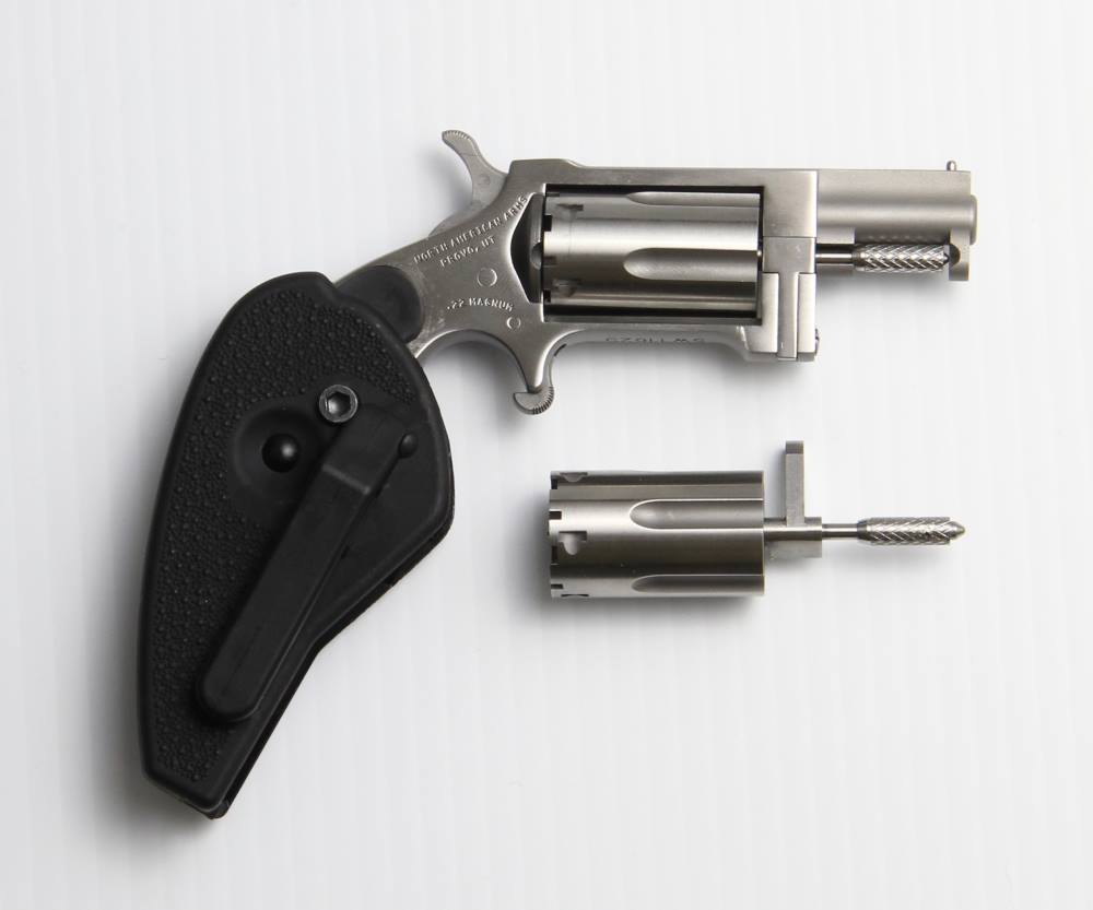 NAA NAA-SWC-HG Sidewinder Revolver 22 LR/22 Magnum 1.125" Stainless