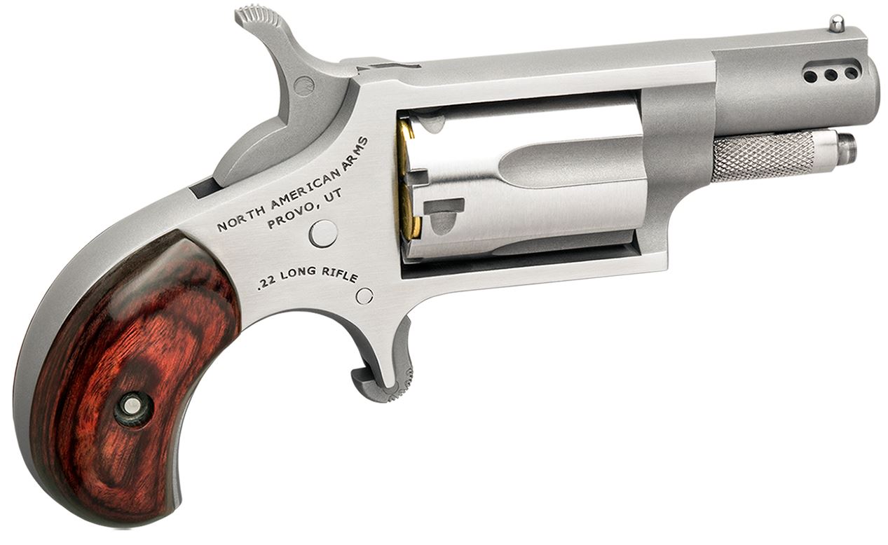 North American Arms NAA-22LR-P Mini-Revolver 22 LR 1 1/8" Stainless