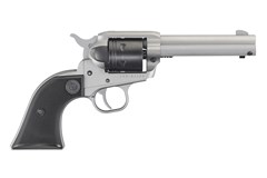 Ruger Wrangler 22 LR 
Item #: RUWRG-4FSLVRC / MFG Model #: 2003 / UPC: 736676020034
WRANGLER 22LR SLVR/SY 4.6" 6SH 2003|SILVER CERAKOTE|FIXED SGT