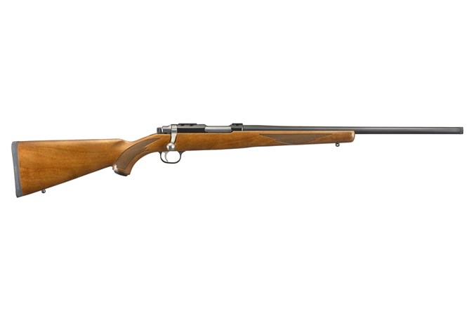 Ruger 77/17 17 WSM Rifle - Item #: RU77/17RHTB / MFG Model #: 7222 / UPC: 736676072224 - 77/17 17WSM BL/WD 20" 6+1 TB 7222 | THREADED BBL | 1/2X28