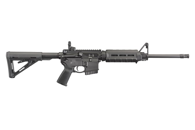 Ruger AR-556 223 Rem | 5.56 NATO Rifle - Item #: RUAR-556-CA-JUG / MFG Model #: 8523 / UPC: 736676085231 - AR556 5.56 16" 10RD MAG KIT CA 8523|CA COMPLY|FIXED MAG KIT