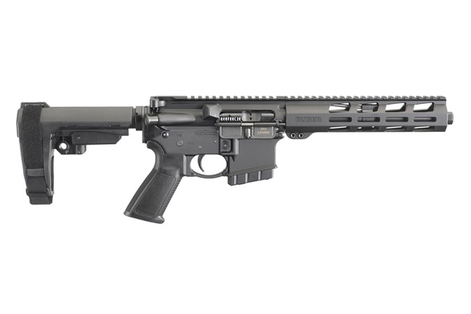Ruger AR-556 350 Legend Semi-Auto Pistol - Item #: RUAR-556-O-350L / MFG Model #: 8571 / UPC: 736676085712 - AR556 PIST 350LEG 9.5" 5+1 8571 | AR-556 PISTOL