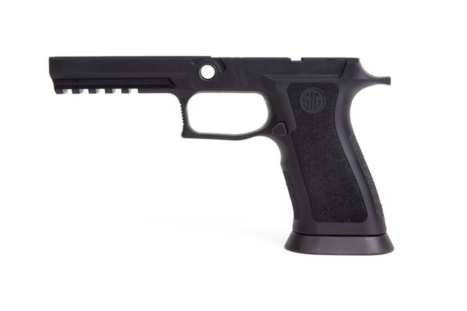 SIG SAUER 320-X5 Full Size Grip Module  Accessory-Grips - Item #: SIGRIPX5F943MBK / MFG Model #: GRIP-X5-F-943-M-BLK / UPC: 798681583546 - GRIP ASY 320X5 9/40/357 FS MED GRIP-X5-F-943-M-BLK|FULL SIZE