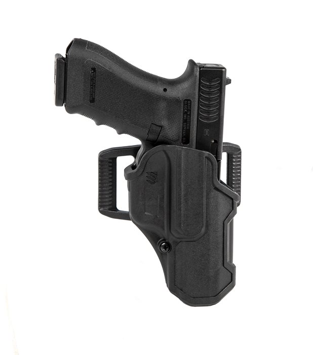 Blackhawk 410700BKL T-Series L2C Holster Left Hand Black Polymer Glock 34 - Blackhawk