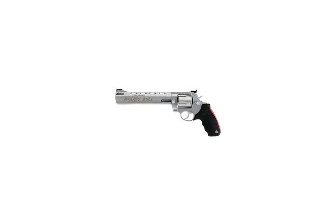 Taurus 444 Raging Bull 44 Magnum | 44 Special Revolver - Item #: TA444SS8 / MFG Model #: 2-444089 / UPC: 725327320883 - RAGING BULL 44M SS 8-3/8" 6SH# 2-444089   ADJ SGTS/PORTED