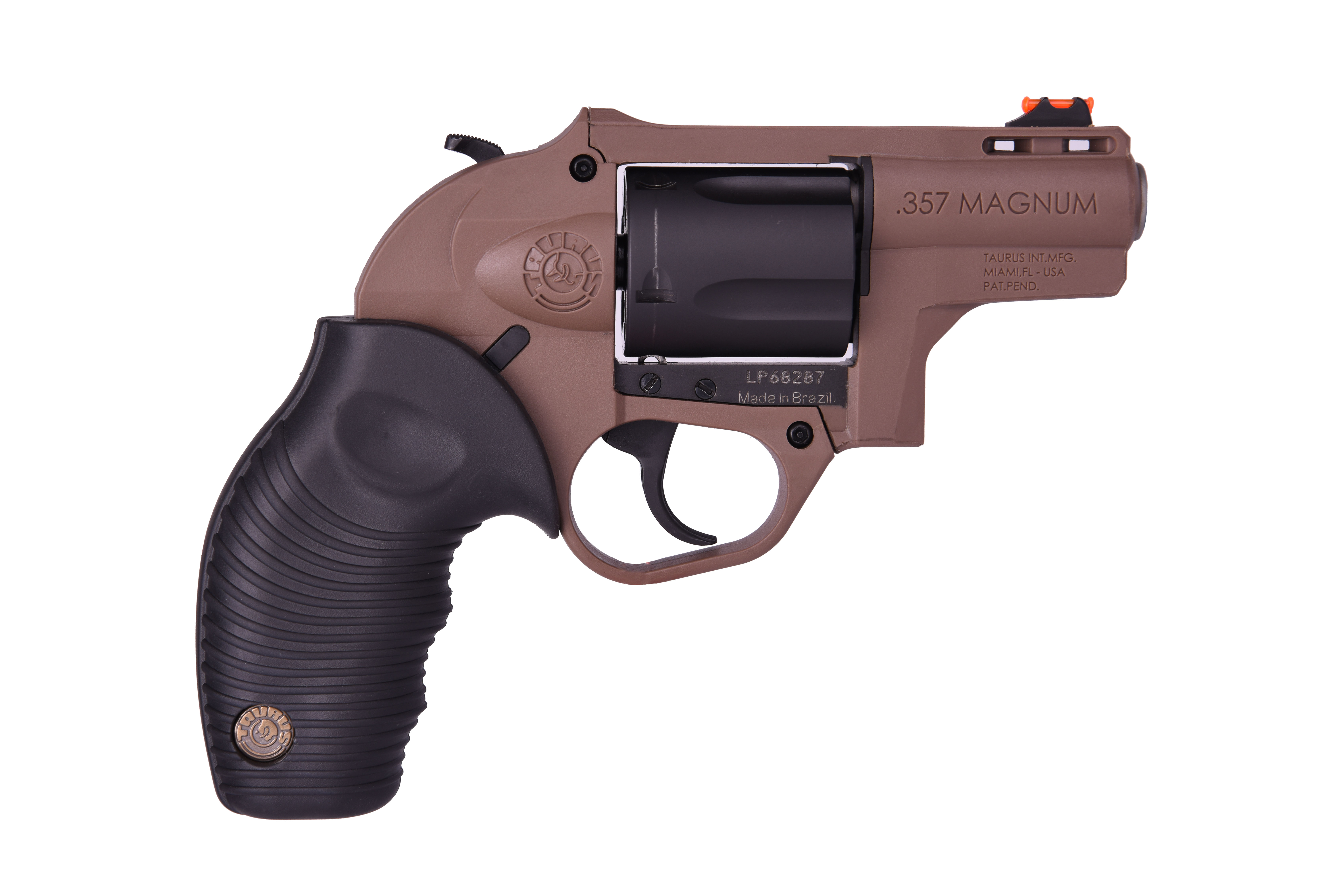 Taurus 2-605021B 605 Protector Polymer 357 Magnum | 38 Special 2" Brown-img-0