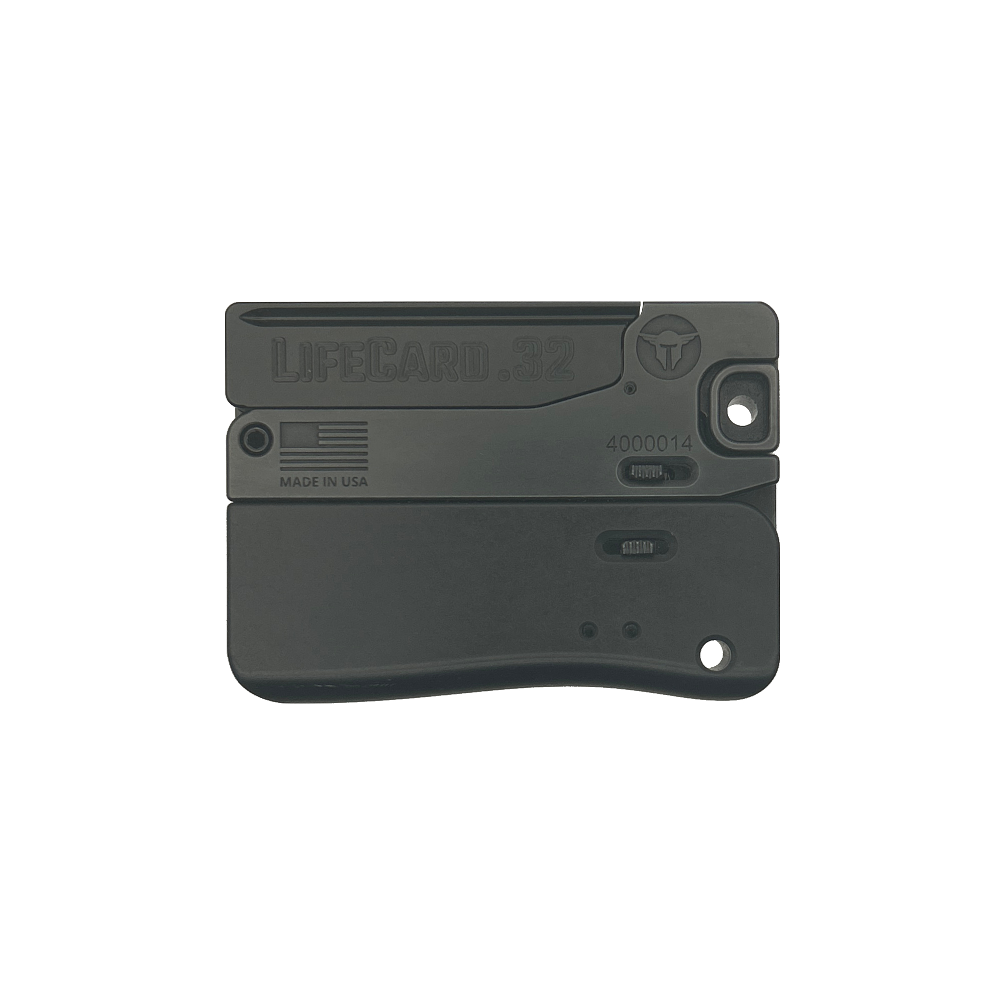 LIFECARD 32ACP BLACK/BLACK
