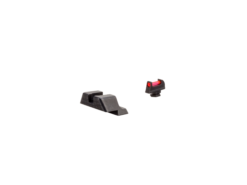 Trijicon 601023 Fiber Sights Black for Glock 9mm 40 S&W Red Green