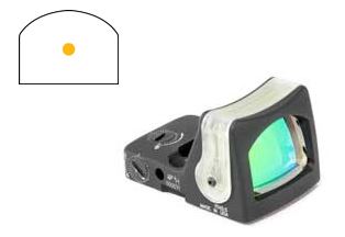 Trijicon RM05 RMR Sight 9 MOA Amber Dot Forged Aluminum Black Finish