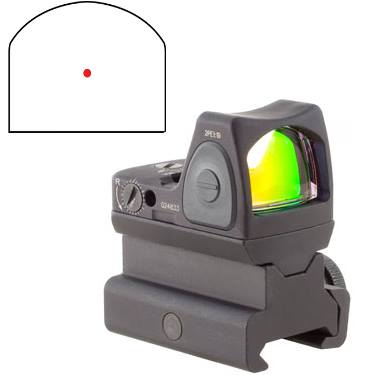 Trijicon RMR Type 2 RM06 3.25 MOA Red Dot Sight Black Picatinny Mount
