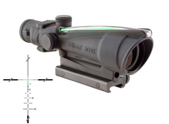 Trijicon 100163 ACOG Black Hardcoat Anodized 3.5x 35mm Illuminated Gree...