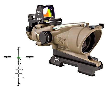 Trijicon ACOG TA31-D-100554 4x32mm .223 Flat Dark Earth 15 oz Crosshair