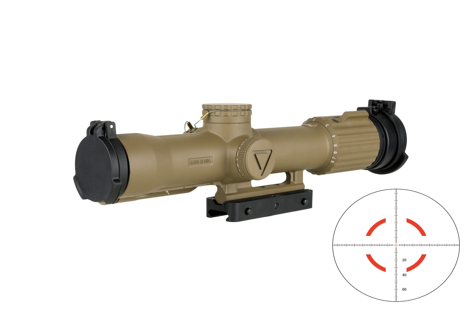 VCOG 1-8X28 RD MOA FDE QLOC