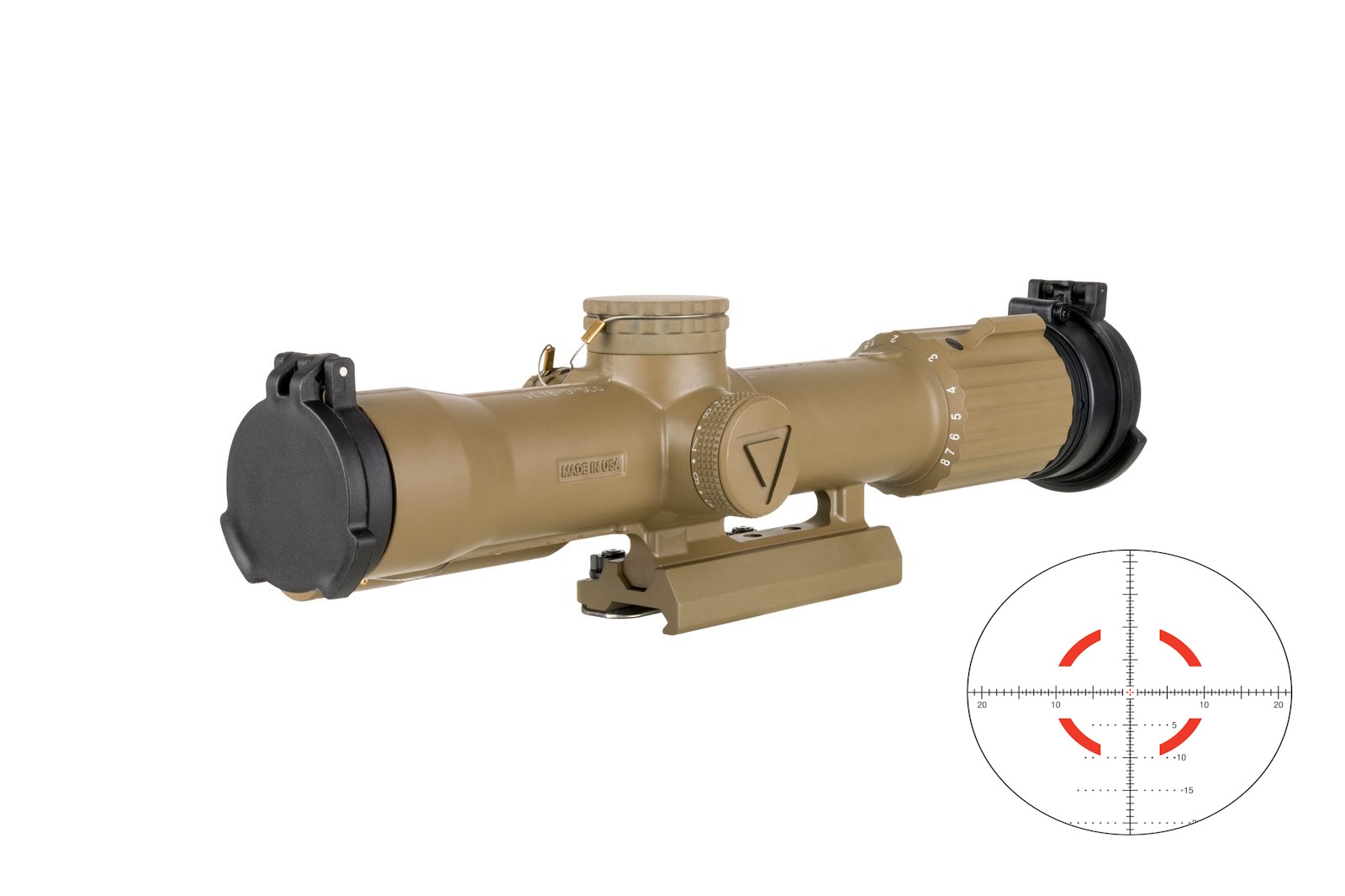 VCOG 1-8X28 RD MRAD FDE LT799
