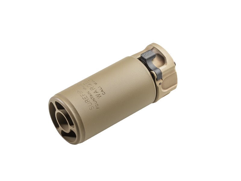 Surefire Warden-DE Blast Diffuser, Multi-Caliber, Flat Dark Earth