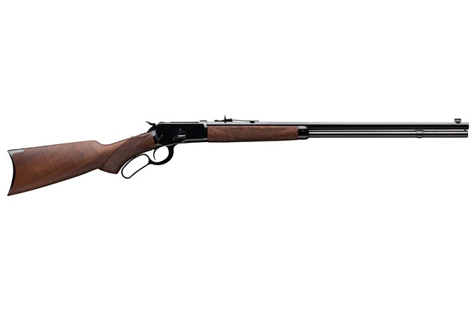 Winchester 1892 Carbine 357 Magnum | 38 Special Rifle - Item #: WI534196137 / MFG Model #: 534196137 / UPC: 048702001918 - 1892 DLX 357 BL/WD 24" OCTAGN GRADE III/IV WALNUT