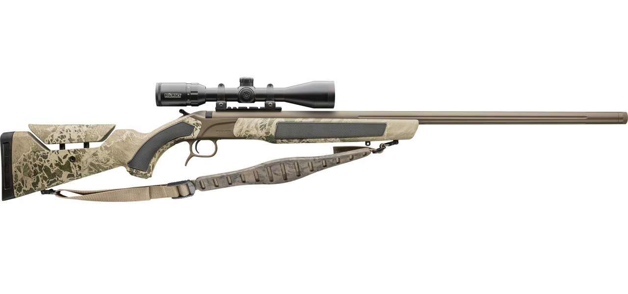 CVA PR3207NSCP Accura LR-X Muzzleloader 50 Cal 30" Brown/RT Hillside Scope