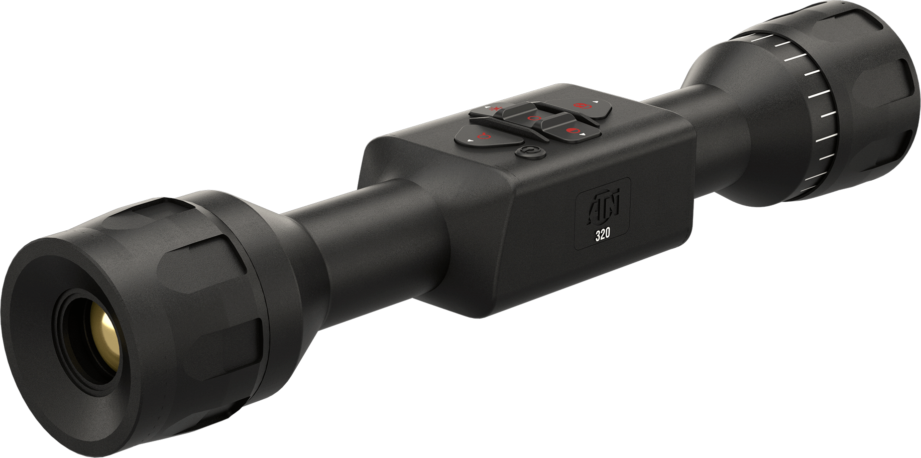 ATN ThOR LT 320 Ultra Light Thermal Rifle Scope, 3-6x Magnification, 1280x720p HD Display, Recoil Resistant, 10+ hr Battery Life, Aluminum Alloy