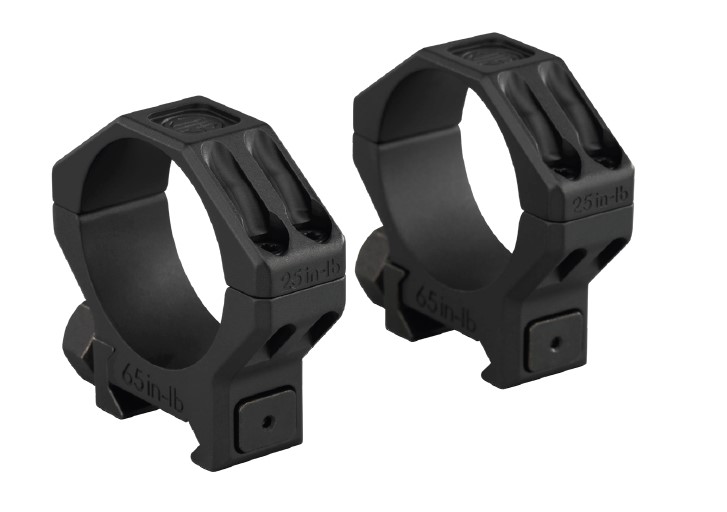 Sig Sauer SOA65002 Alpha 6 35mm Stainless Steel Scope Ring Set Black