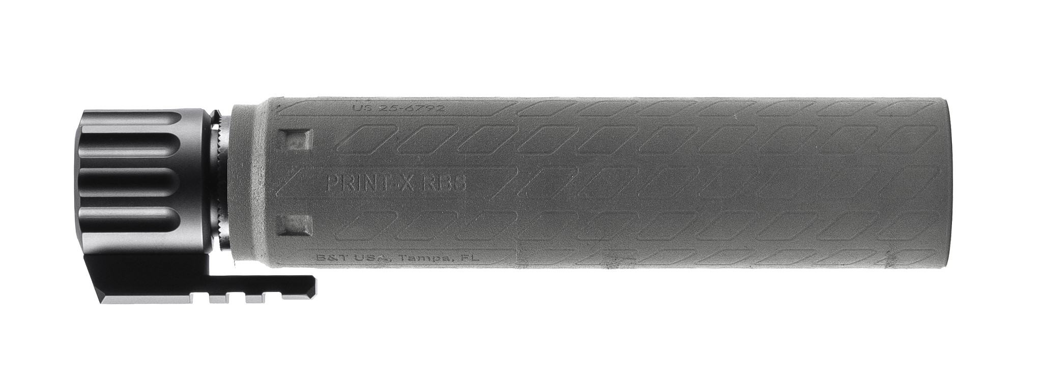 B&T SD-TP9/MP9 Print-X Suppressor 9mm 1.70" Gray Titanium