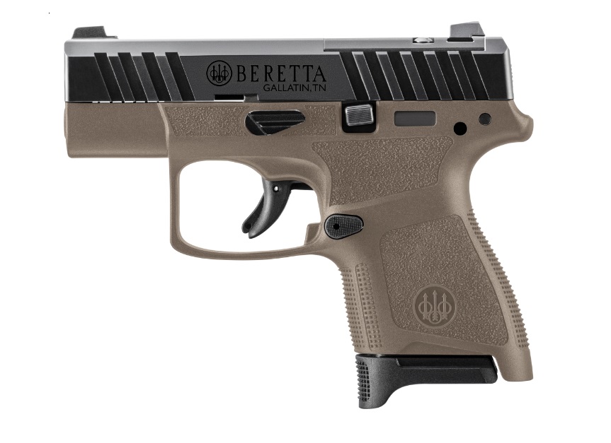 Beretta JAXN925A1 APX A1 Carry 9mm 6+1 8+1 3.30" Black Slide, FDE Frame, Textured Grips