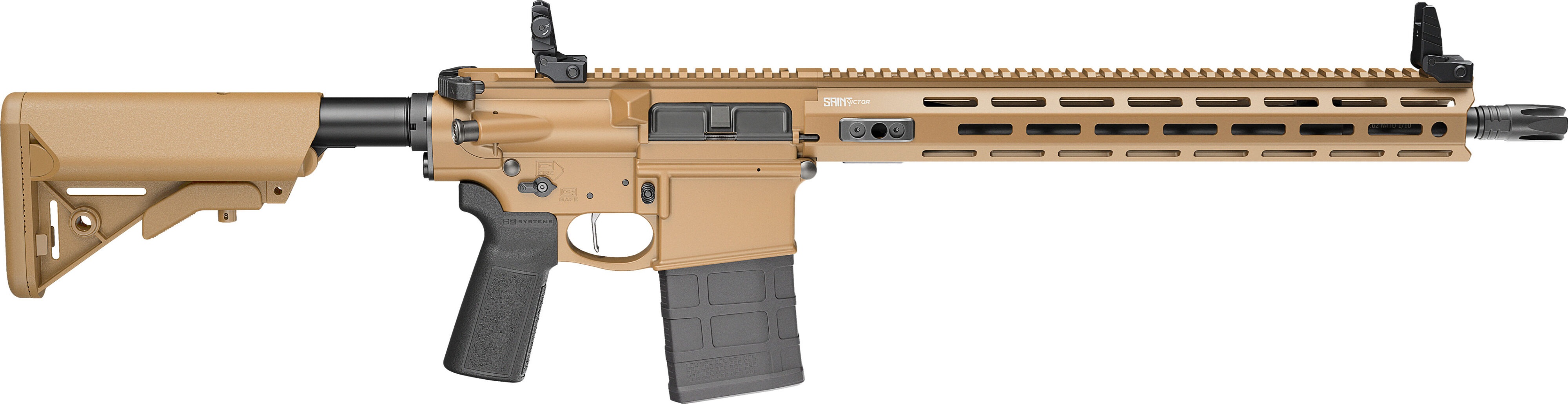 Springfield Armory STV916308CBLC-V2-B5 Saint Victor V2 308 Win 16" Coyote Brown Rifle