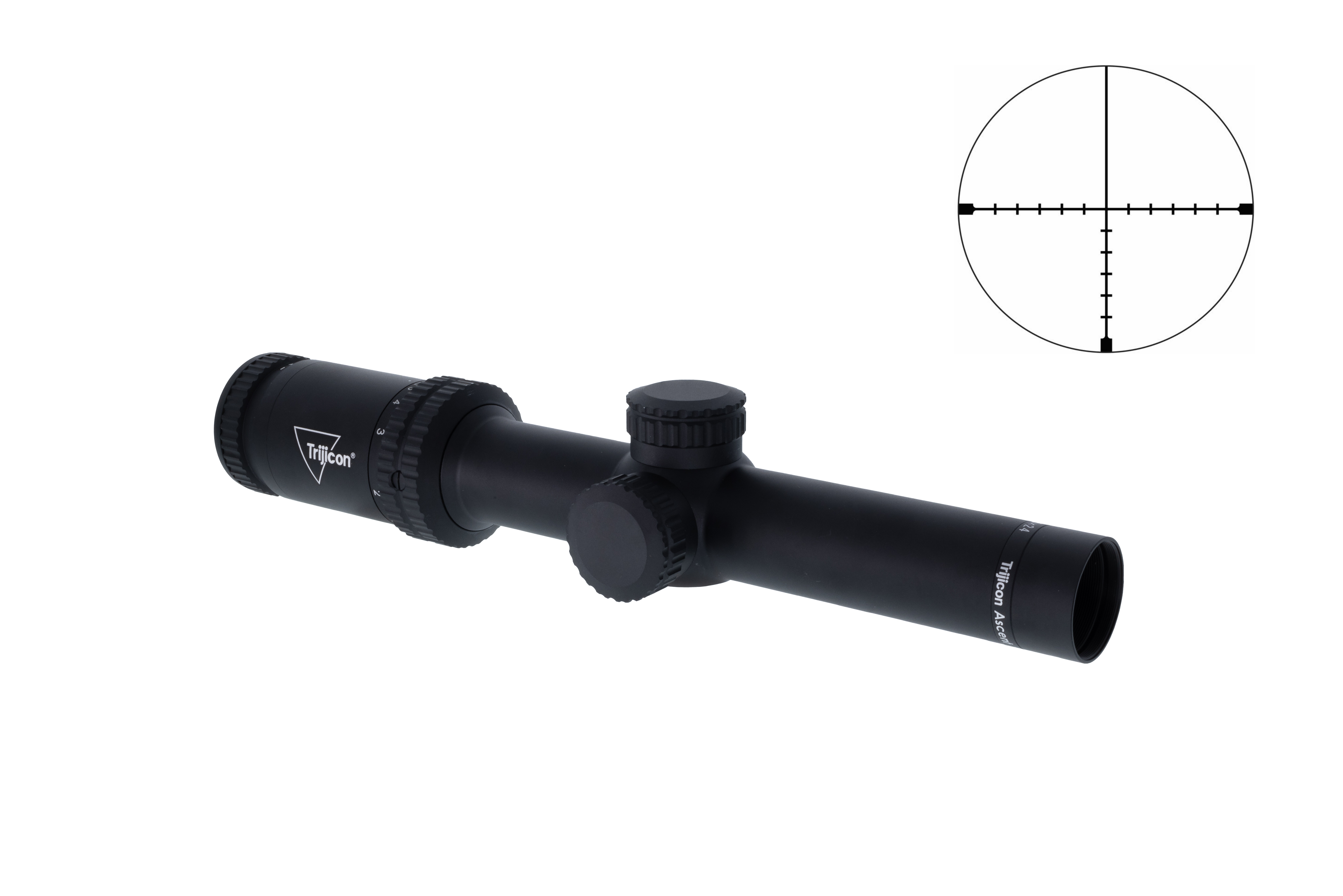 Trijicon 2800003 Ascent 1-6x24mm Riflescope BDC Reticle Matte Black