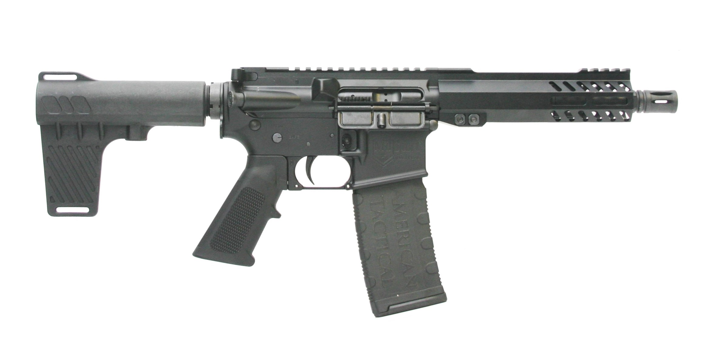 ATI ATIG15MS556ML7BBLEM Milsport Pistol 7.5" Blem Mlok 30rd Blade Brace