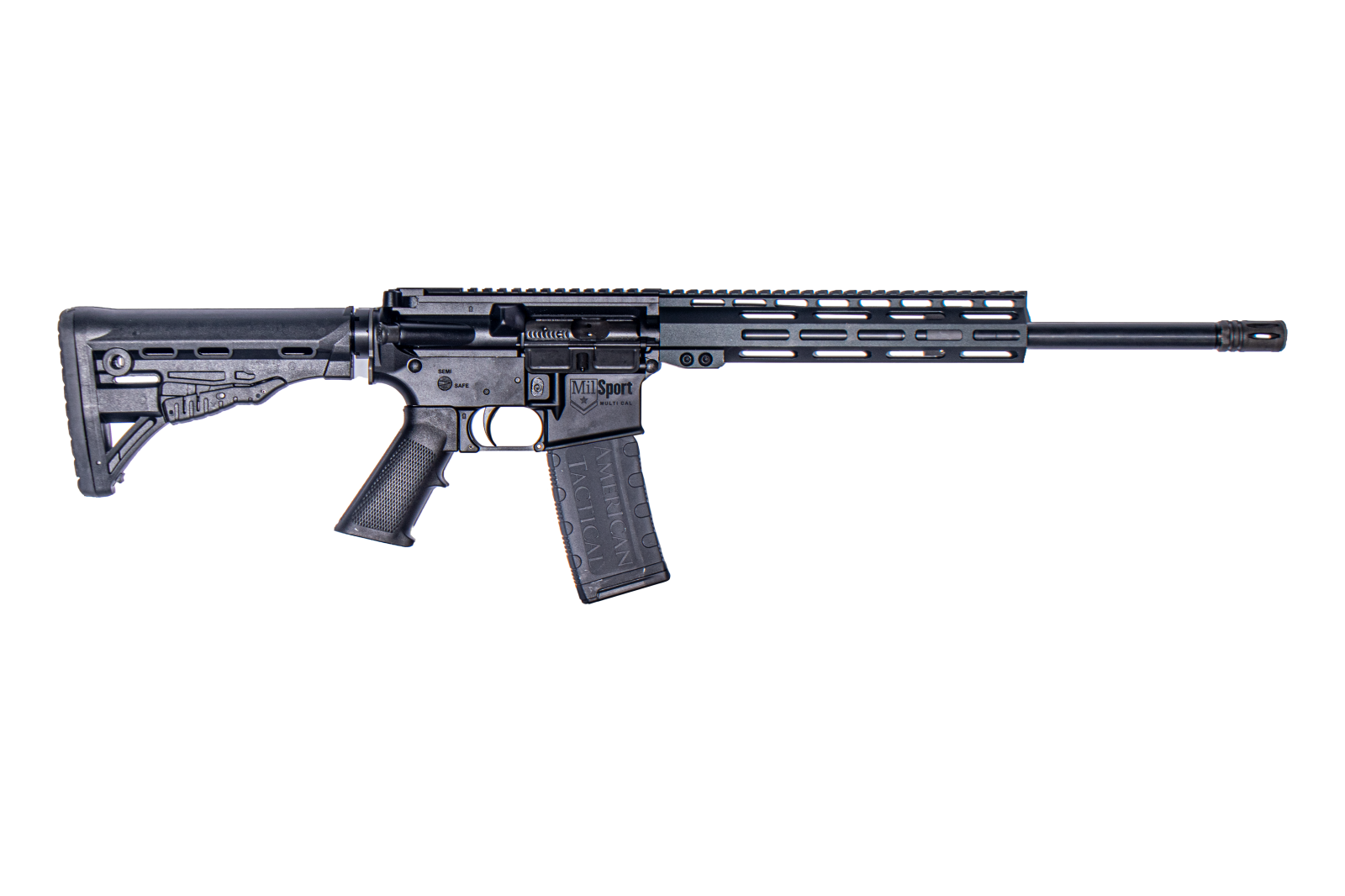 ATI Mil-Sport AR-15 Semi Auto Rifle, .300 AAC Blackout, 16" Barrel, M-LOK Handguard