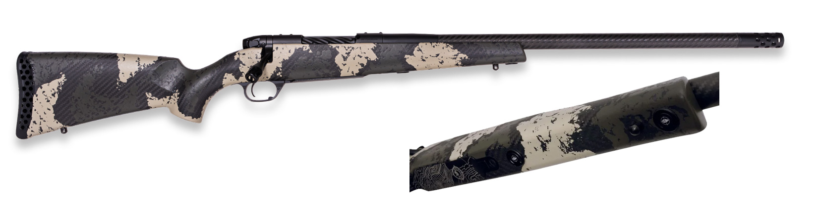 Weatherby Mark V Backcountry Guide 243 Winchester 22 Inch Graphite Cerakote - Weatherby - 243 Win for sale at TheGunDock