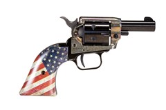 Heritage Manufacturing Barkeep 22 LR 
Item #: HEBK22B2USFLG / MFG Model #: BK22CH2USFLAG / UPC: 727962705551
BARKEEP 22LR BK 2" US FLAG US FLAG GRIP | 6-SHOT