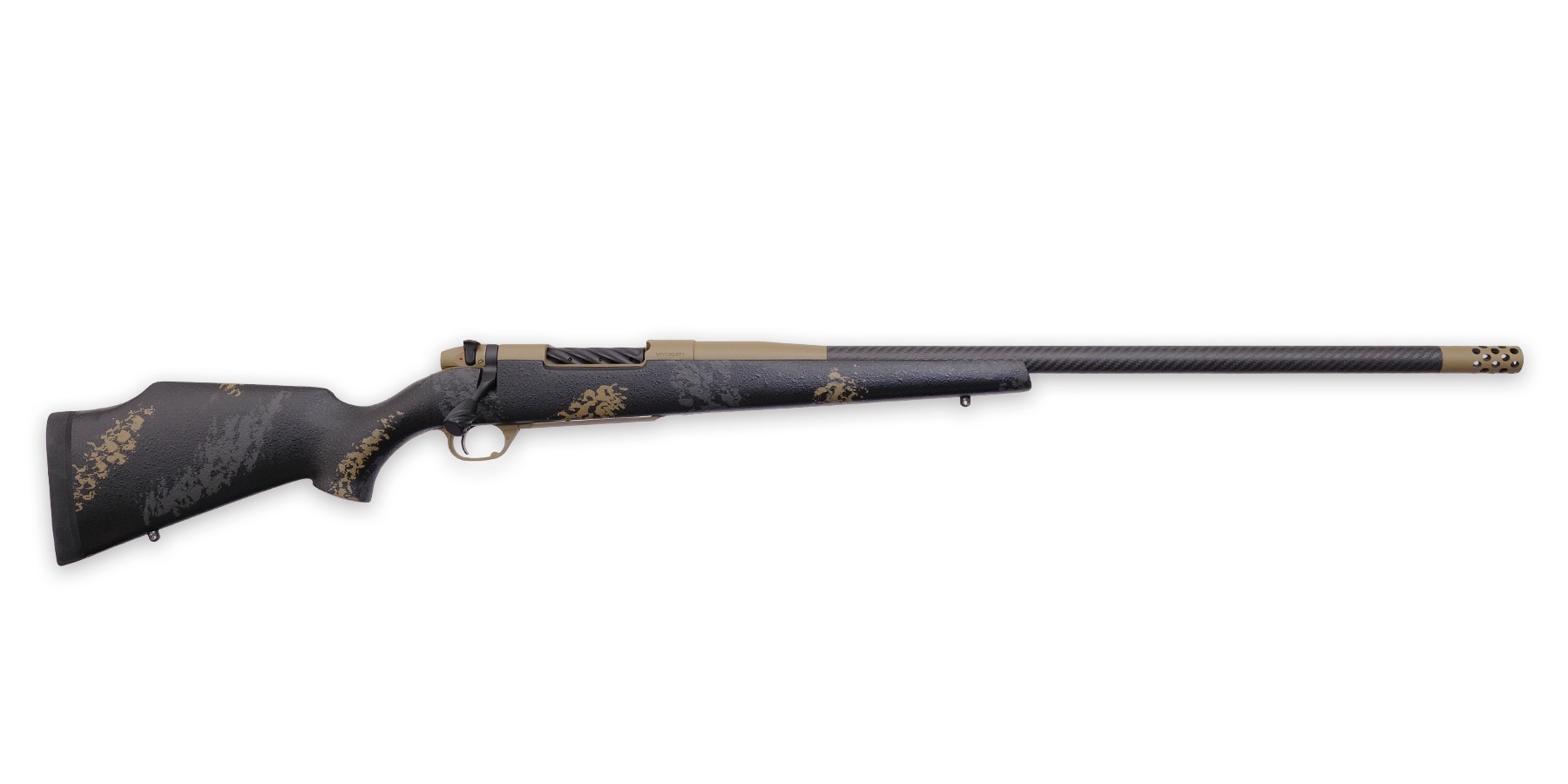 Weatherby Mark V CarbonMark 6.5 RPM 24 in. 4 Rounds Grey and Tan
