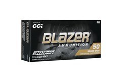 CCI Ammunition Blazer Brass 30 Super Carry  - CC5205 - 604544670981