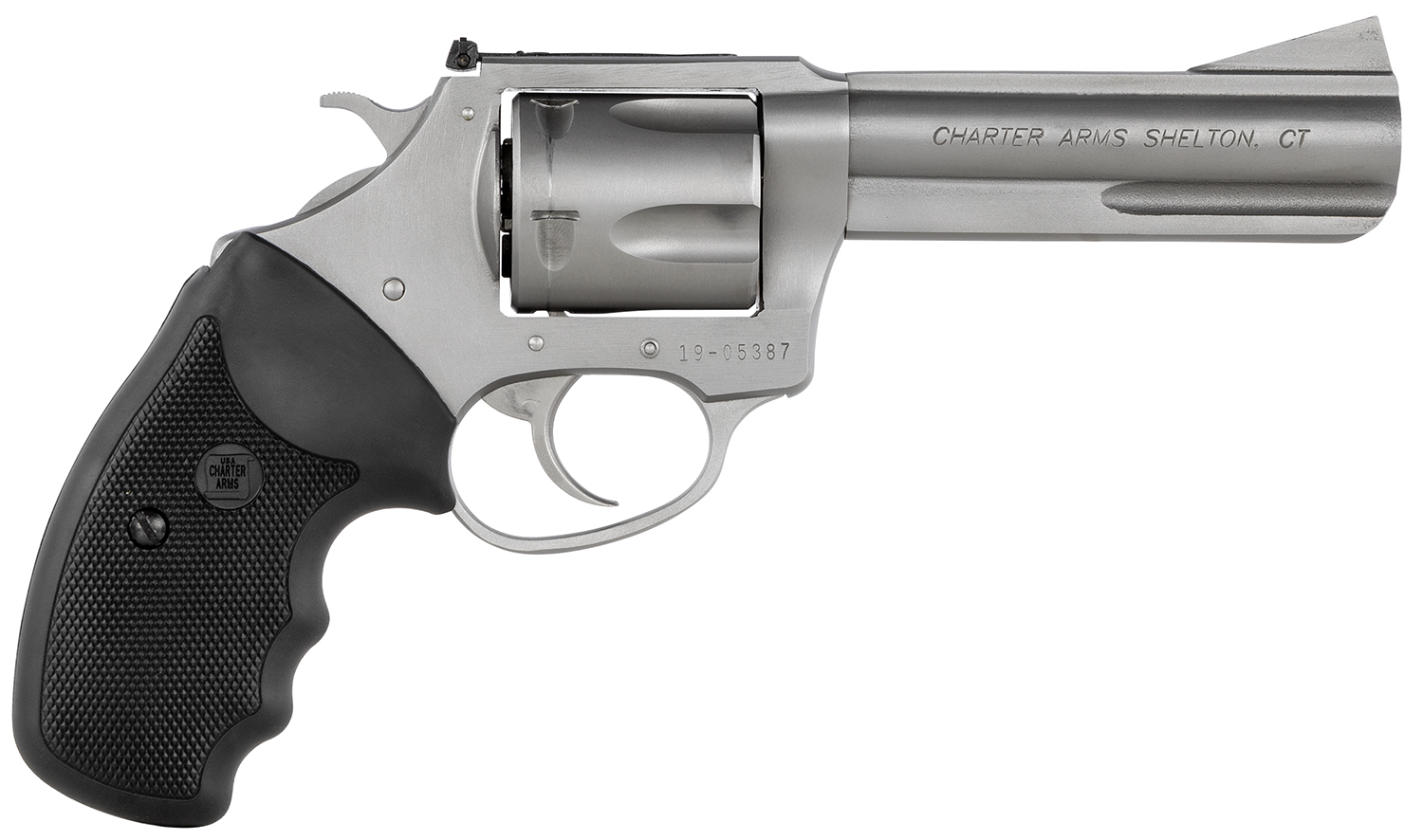 Charter Arms 74524 Target Bulldog 45 Colt 4.2" Stainless Steel Revolver