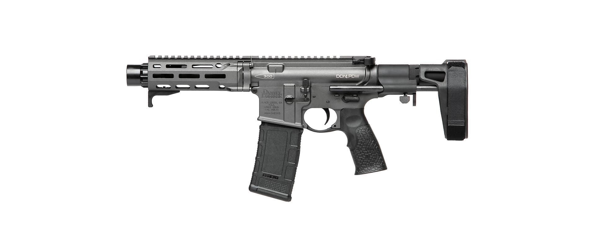 Daniel Defense 02-088-03260-047 DDM4 PDW 300 BO 7" Cobalt Pistol 32-Rd - Daniel Defense - 300 AAC Blackout for sale at TheGunDock