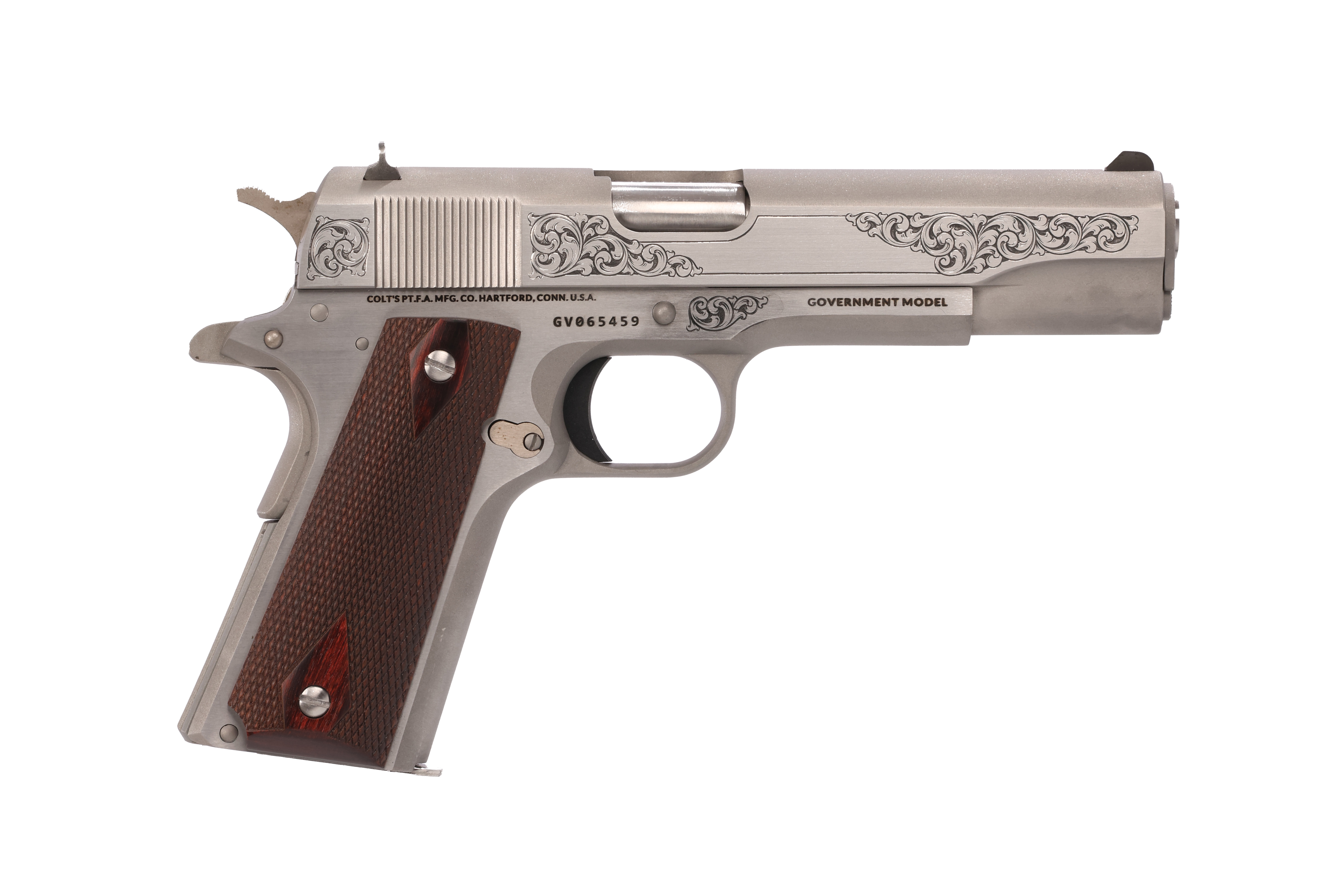 1911 GOVT 45ACP SS ENGRAVED