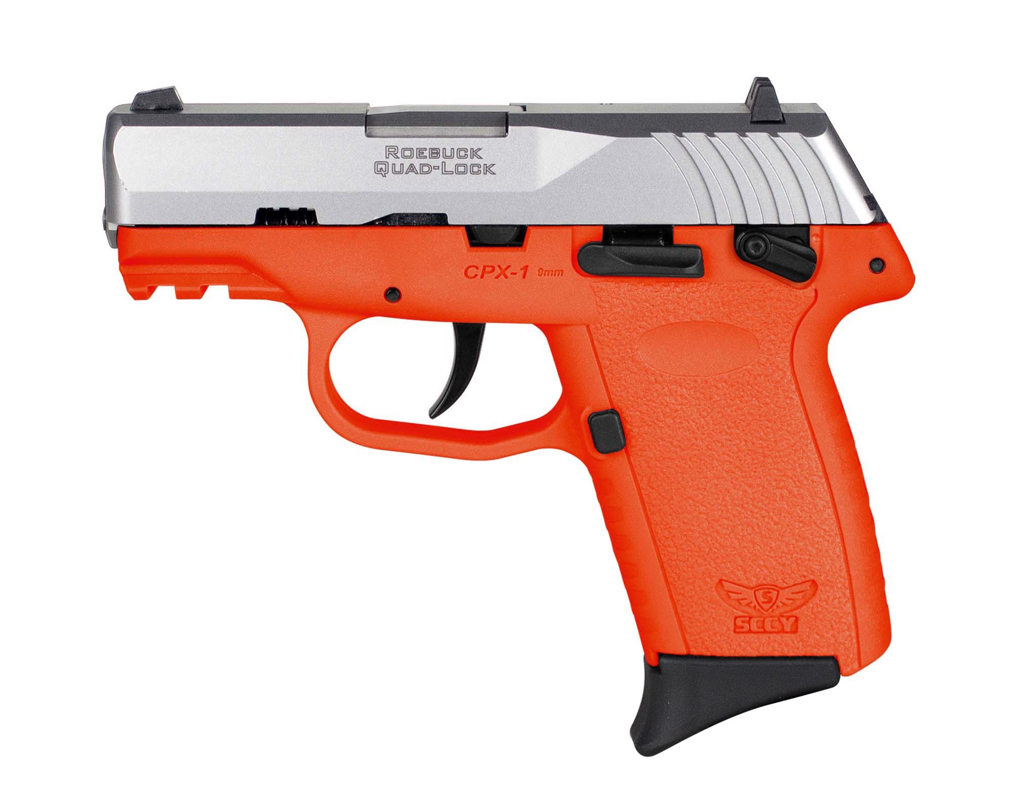 SCCY CPX1TTORG3 CPX-1 Gen3 9mm 10+1 3.1" Orange Polymer Picatinny Rail