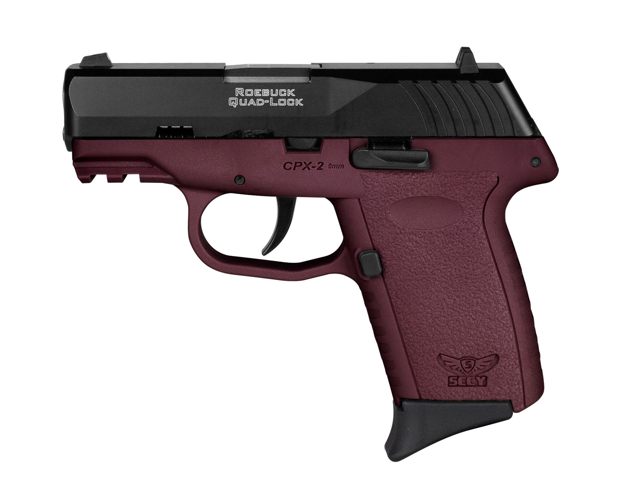 SCCY CPX-2CBCRG3 9mm 3.1" 10+1 Black/Crimson Red Gen 3 Pistol