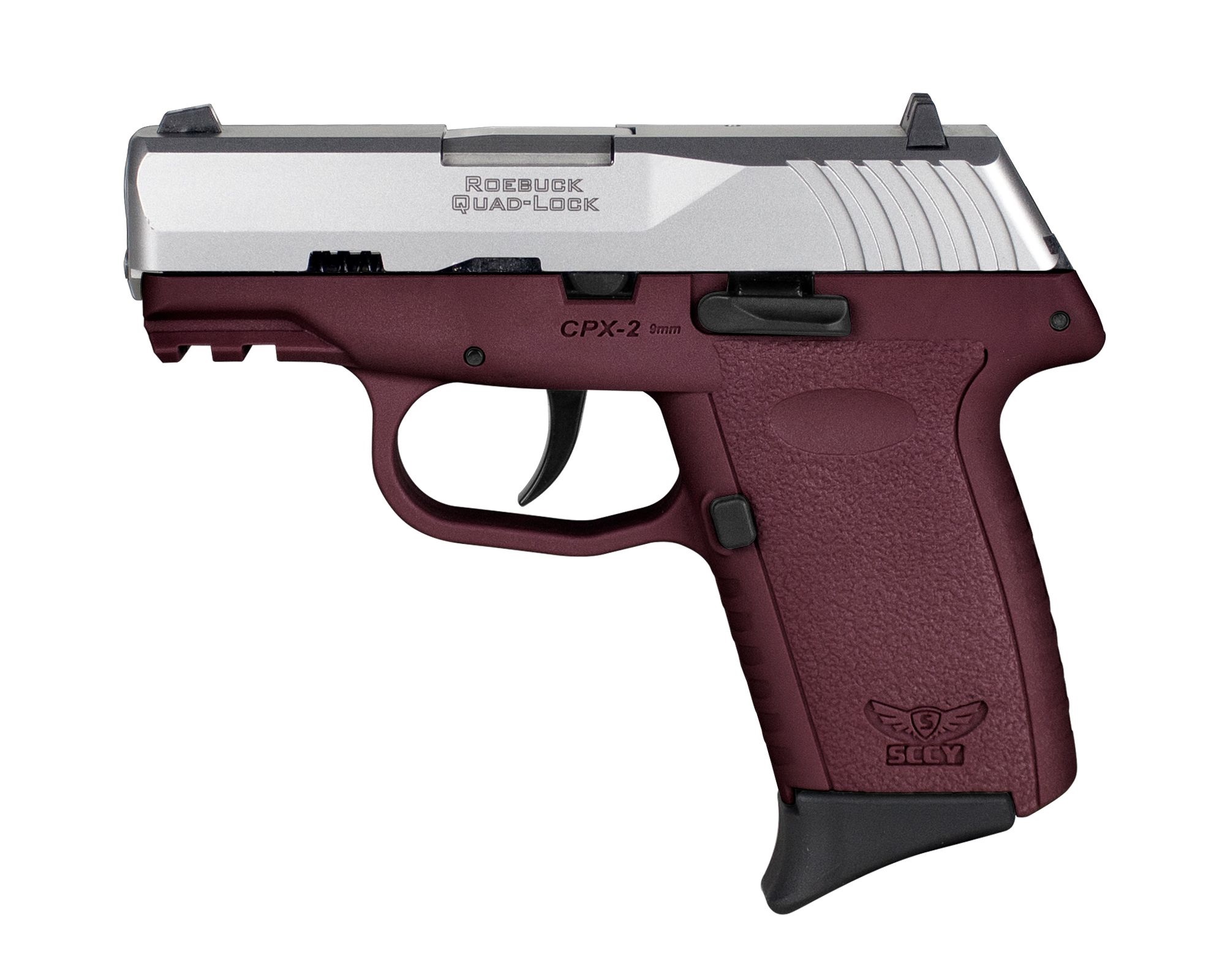 SCCY CPX2TTCRG3 9mm 3.1" 10+1 Pistol Stainless/Crimson Red Gen 3