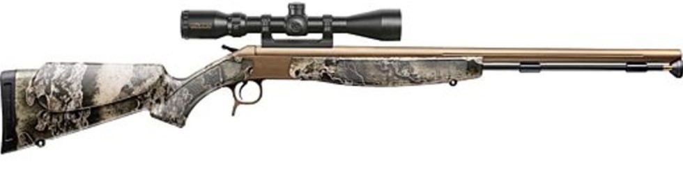 CVA PR3804NSC Crossfire 50 Cal 26" Patriot Brown Barrel/Rec, Realtree Furniture, 3-9x40mm Scope