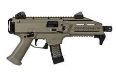 CZ-USA Scorpion Evo 3 S1 Pistol 9mm 
Item #: CZ01352 / MFG Model #: 01352 / UPC: 806703013527
SCORPION PISTOL 9MM FDE 10+1 ADJUSTABLE SIGHTS 10+1