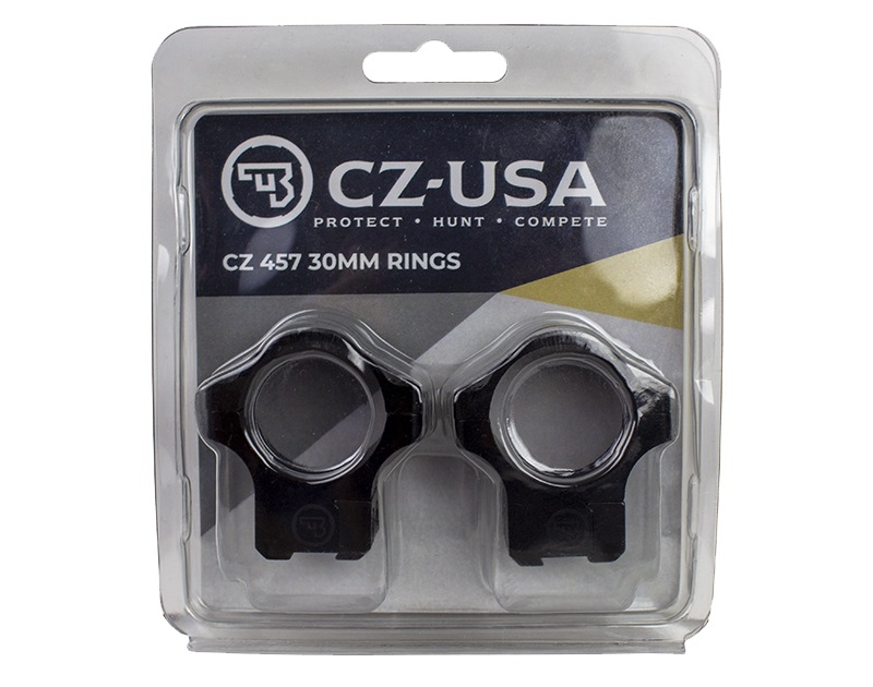 CZ 457 30mm Aluminum Rings for CZ 455/457 Rifles