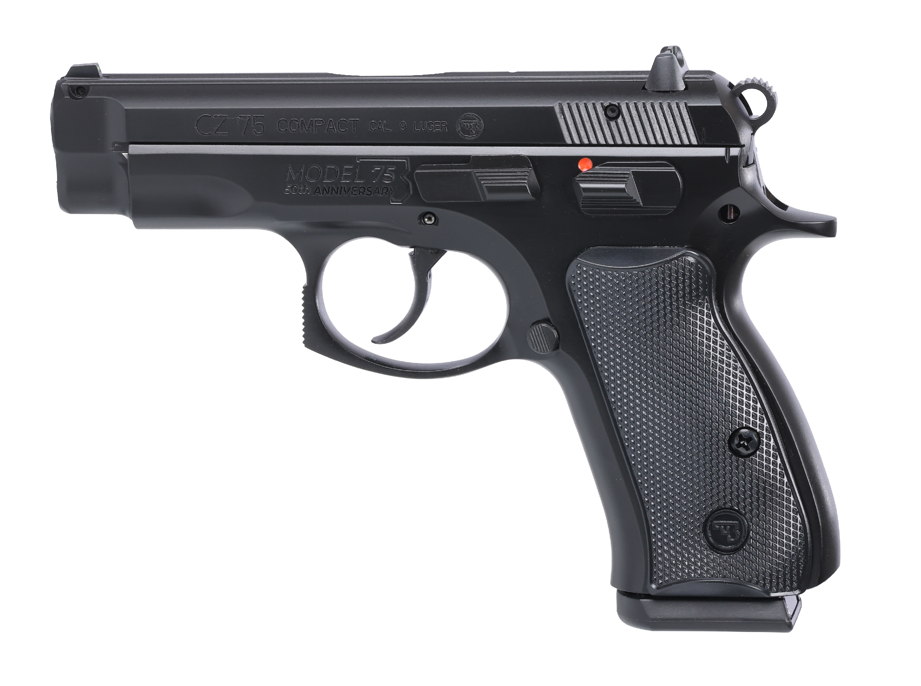CZ 75 Compact 50th Anniversary 9mm 3.75in 15rd Semi-Auto Pistol (91208)
