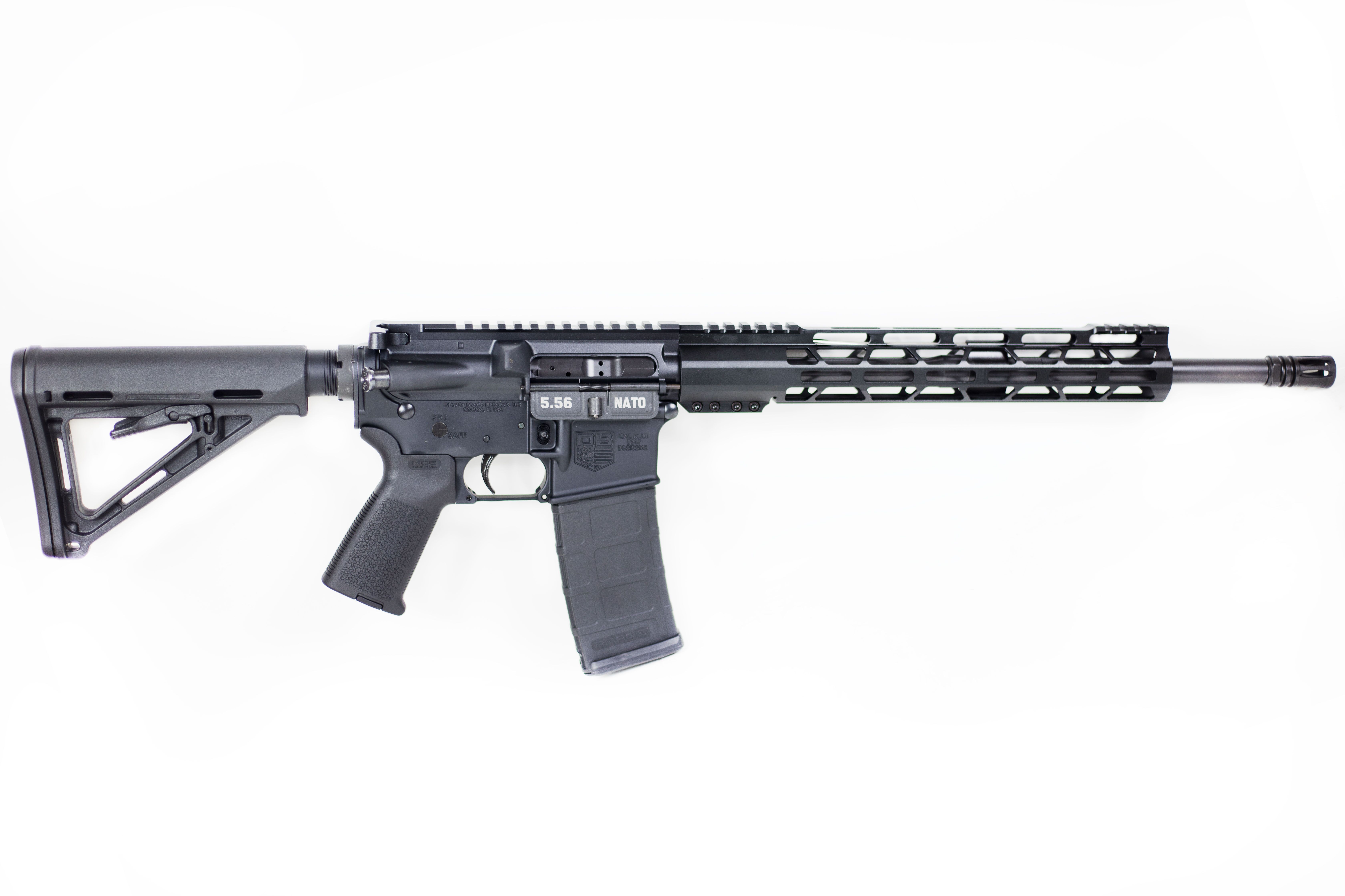 Diamondback Carbon DB15 Rifle 5.56 Nato 16 in. Black 12 M-lok 30 rd.