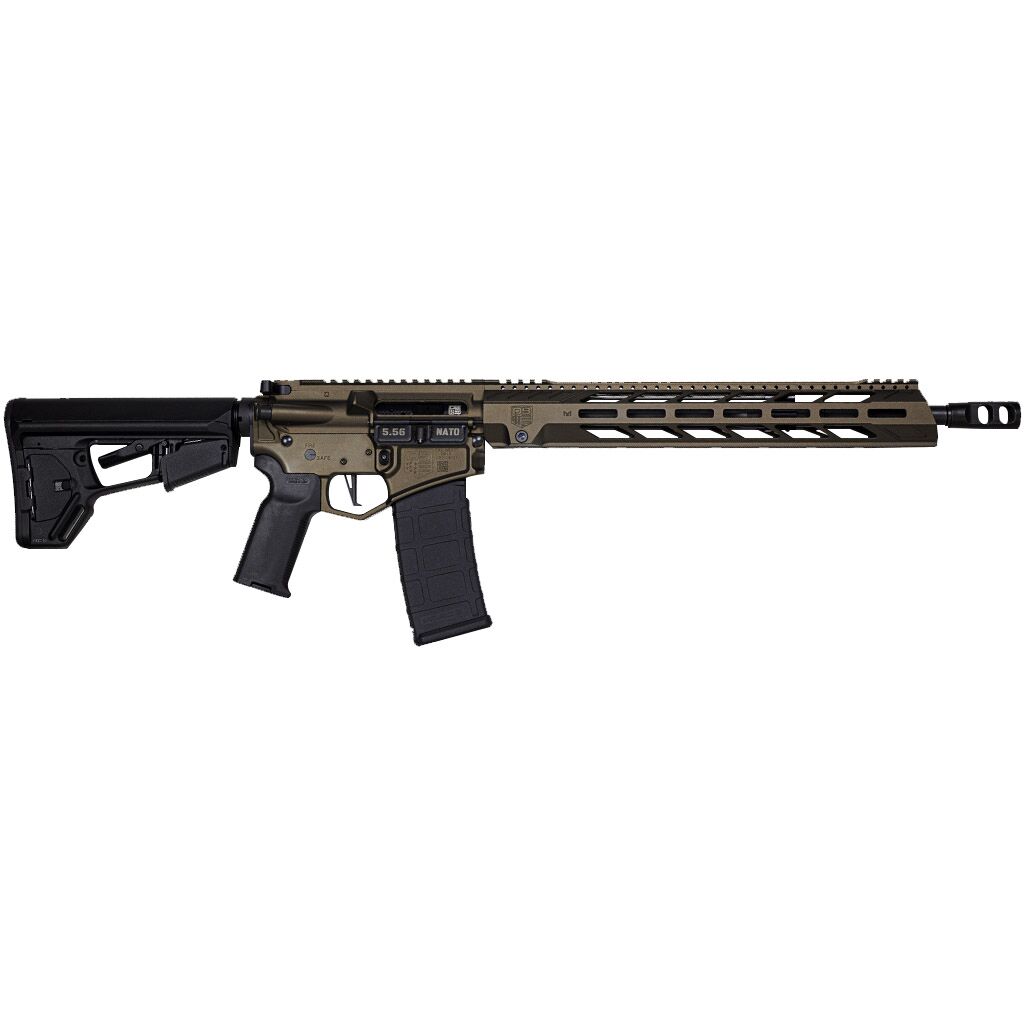 Diamondback DB15 Diamond 5.56 16" M-Lok, Magpul ACS-L, MOE Grip, 30rd PMag Black/Bronze