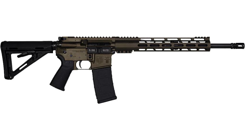 Diamondback DB15 5.56x45mm AR Rifle, 16" Barrel, Midnight Bronze