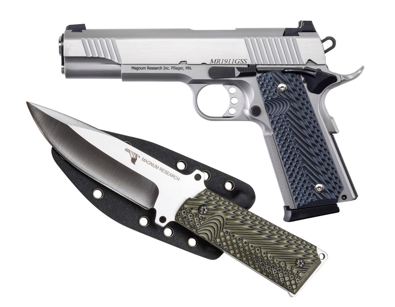 DE 1911 9MM 5 STAINLSSS KNIFE DE1911G9SS-K